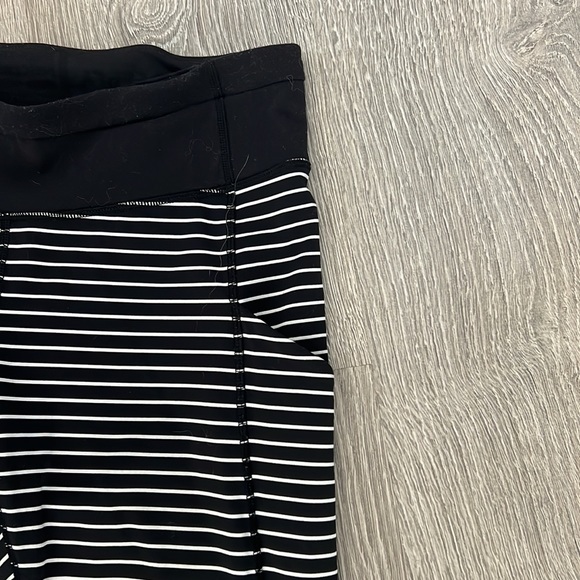 Lululemon striped leggings, size 10 - Picture 2 of 3